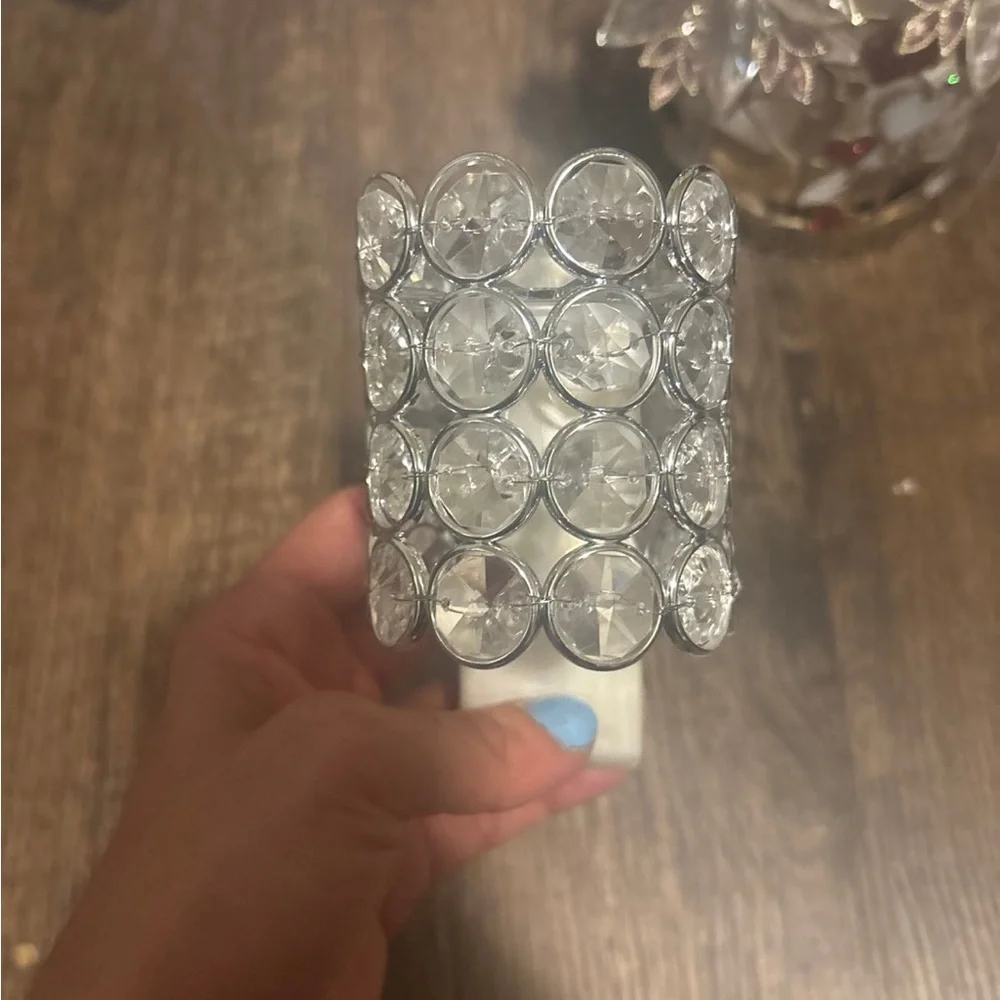 Elegant Black Metal Candle Holders
